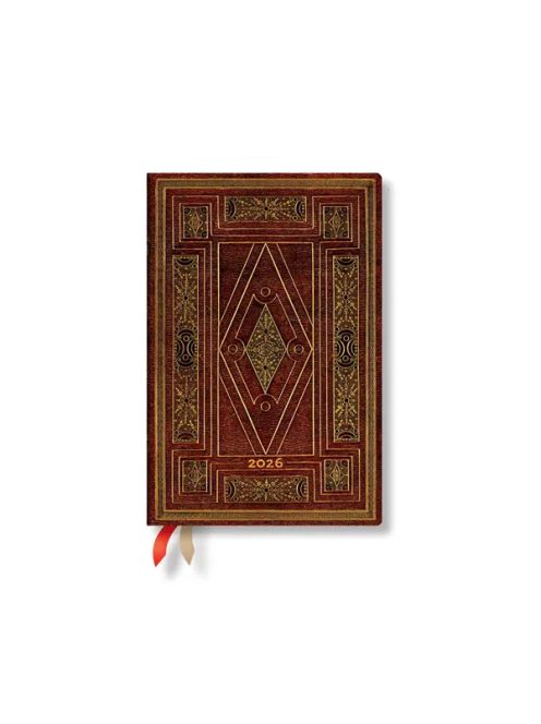 Paperblanks keményfedeles naptár (2026) 12 hónapos - First Folio mini horizontális (9780349707310)