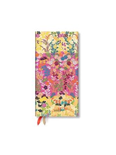   Paperblanks keményfedeles naptár (2026) 12 hónapos - Kara-ori Pink slim horizontális (9780349707488)