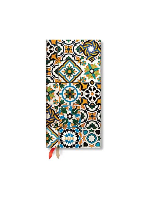 Paperblanks keményfedeles naptár (2026) 12 hónapos - Porto slim horizontális (9780349707501)