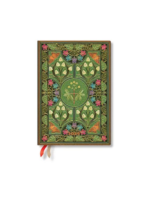 Paperblanks keményfedeles naptár (2026) 12 hónapos - Poetry in Bloom midi horizontális (9780349707600)
