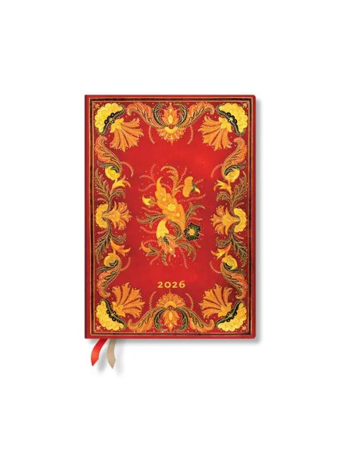 Paperblanks keményfedeles naptár (2026) 12 hónapos - Fiammetta midi vertikális (9780349707679)