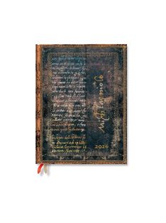   Paperblanks keményfedeles naptár (2026) 12 hónapos - Michelangelo,Handwriting ultra verso (9780349708133)