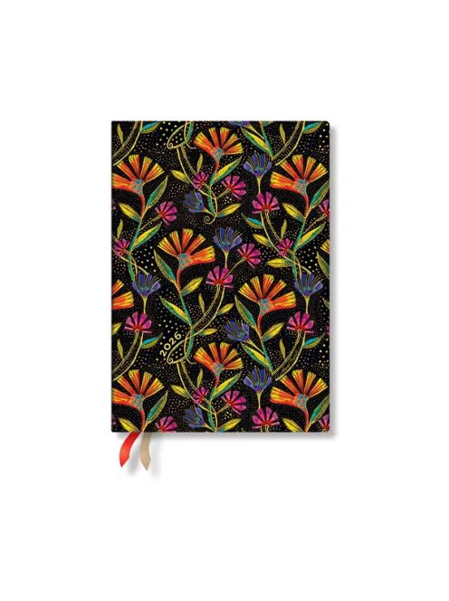 Paperblanks puhafedeles naptár (2026) 12 hónapos - Wild Flowers midi napi (9780349708355)