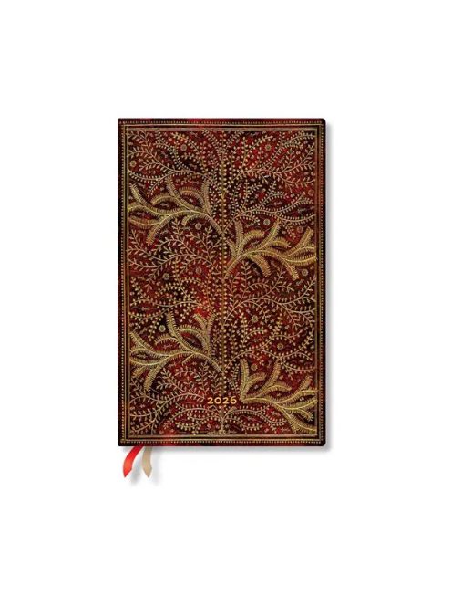 Paperblanks puhafedeles naptár (2026) 12 hónapos - Wildwood maxi horizontális (9780349708508)