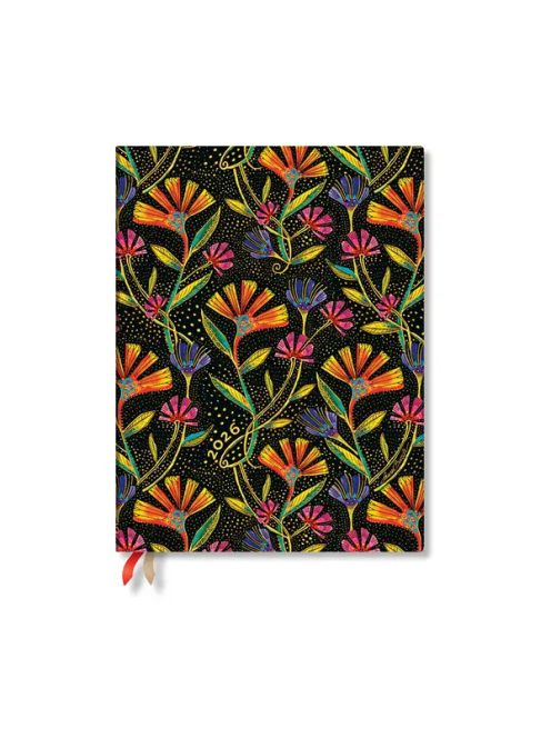 Paperblanks puhafedeles naptár (2026) 12 hónapos - Wild Flowers ultra vertikális (9780349708584)