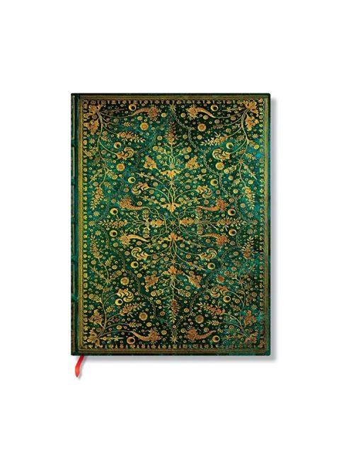 Paperblanks butikkönyv MINI PB1317-5 vonalas Nature’s Grace, Emerald Flower