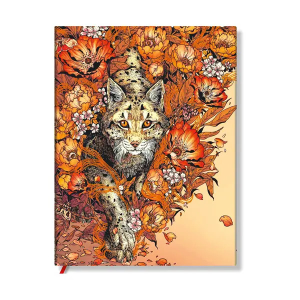Lynx Rising Bookmark Paperblanks FLEXIS notesz ULTRA FB1360-1 sima Lynx Rising,Er