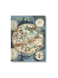   Paperblanks fűzött notesz A5 CB1438-7 Celestial Planisphere, Early Cartography vonalas