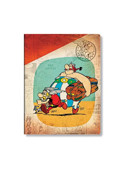 Paperblanks fűzött notesz  A6 CB1455-4 The Adventures of Asterix sima