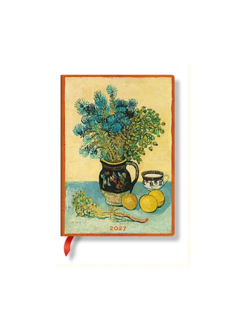 Paperblanks keményfedeles naptár 2027 MIDI VSO DE1948-1 Van Gogh's Still Life