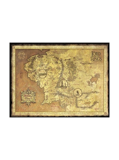 Paperblanks kirakós-puzzle (1000 db-os) The Lord of the Rings, Map of Middle-earth (9780349723679)
