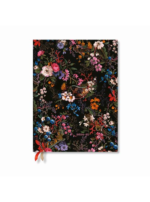 Paperblanks puhafedeles naptár (2024/25) 18 hónapos - Floralia ultra vertikális (9781408754085)