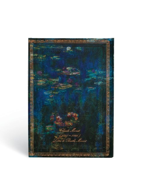 Paperblanks butikkönyv Monet, Water Lillies midi vonalas (9781439712092)