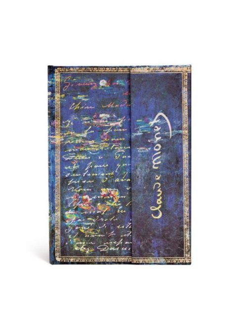 Paperblanks butikkönyv Monet, Water Lillies midi vonalas (9781439712092)