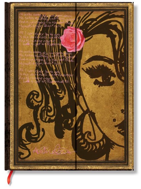 Paperblanks butikkönyv Amy Winehouse, Tears Dry (LIMITÁLT KIADÁS) mini vonalas (9781439712795)