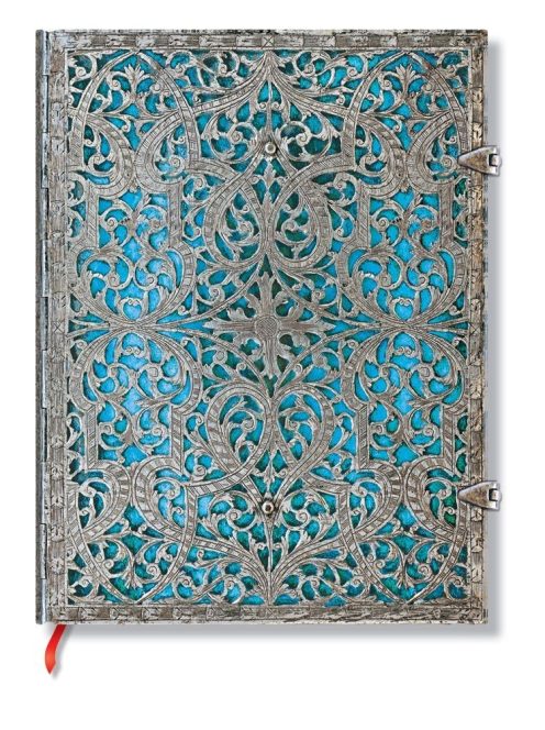 Paperblanks butikkönyv Maya Blue ultra vonalas (9781439725603)