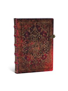 Paperblanks butikkönyv Carmine midi vonalas (9781439726877)
