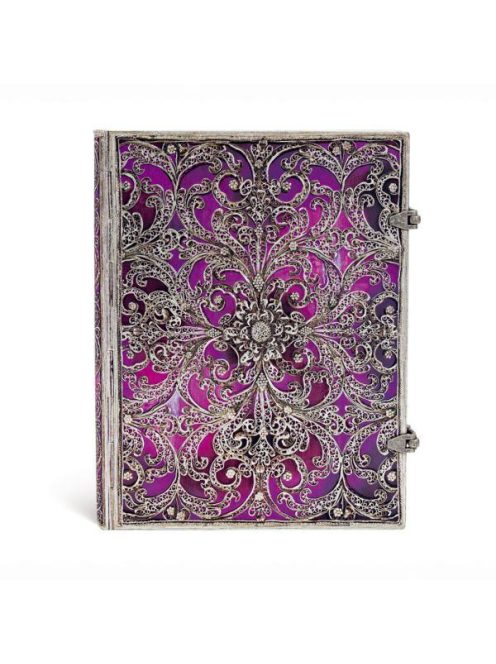 Paperblanks butikkönyv Aubergine ultra vonalas (9781439728932)