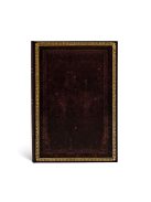 Paperblanks butikkönyv Black Moroccan midi vonalas (9781439735190)