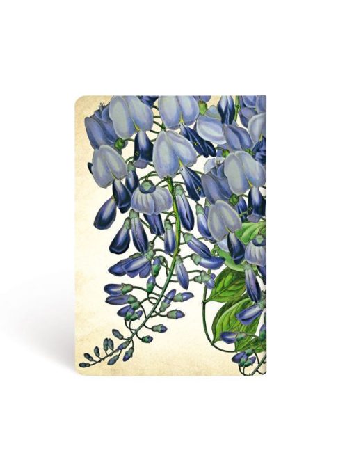 Paperblanks butikkönyv Blooming Wisteria mini vonalas (9781439735718)