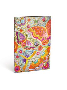   Paperblanks FLEXIS notesz, füzet Flutterbyes midi vonalas 176 old. (9781439744390)