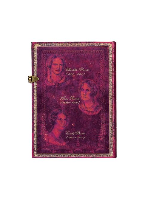 Paperblanks butikkönyv The Brontë Sisters midi vonalas (9781439752944)