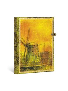   Paperblanks butikkönyv Rembrandt's 350th Anniversary midi vonalas (9781439754221)