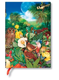   Paperblanks butikkönyv Moon Garden midi üres (9781439754535)