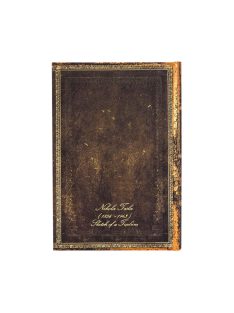   Paperblanks butikkönyv Tesla, Sketch of a Turbine mini üres (9781439754641)