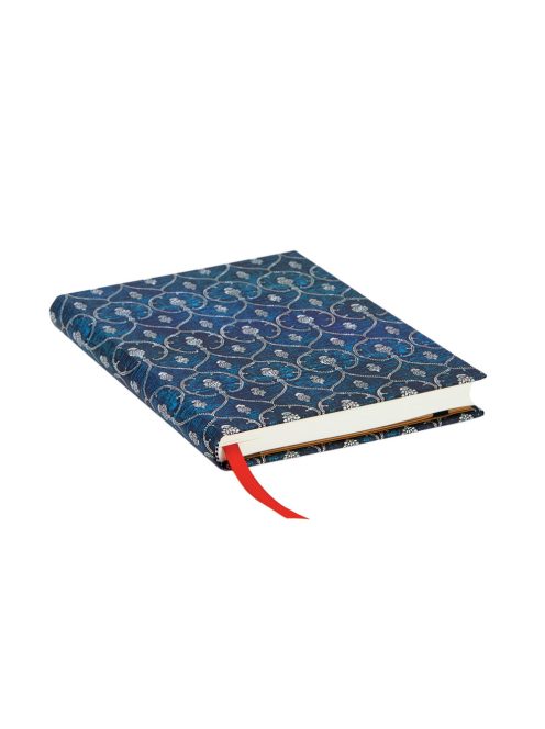 Paperblanks butikkönyv Blue Velvet midi vonalas (9781439763841)