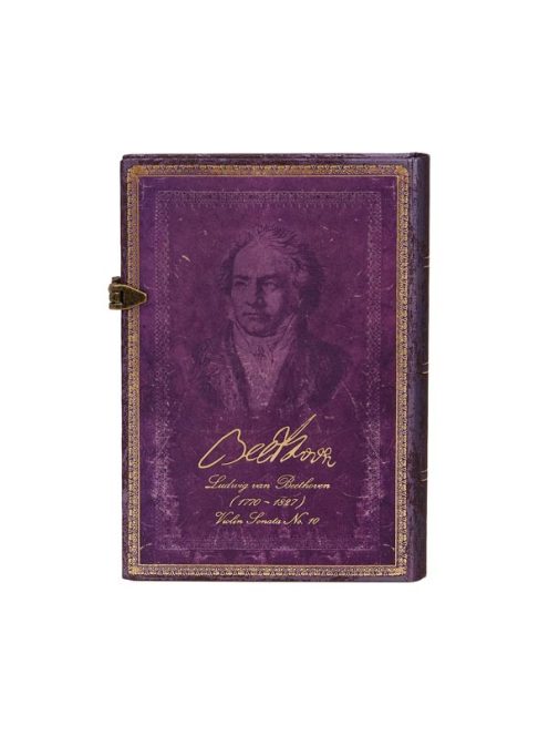 Paperblanks butikkönyv Beethoven’s 250th Birthday midi vonalas (9781439764015)