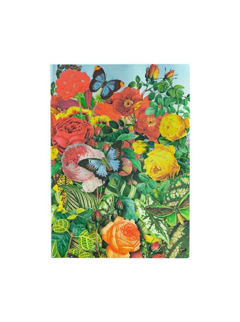 Paperblanks FLEXIS notesz, füzet Butterfly Garden midi vonalas 240 old. (9781439764152)