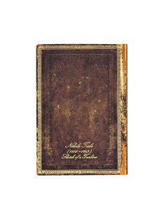   Paperblanks FLEXIS notesz, füzet Tesla, Sketch of a Turbine mini vonalas 208 old. (9781439764367)