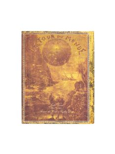   Paperblanks butikkönyv Verne, Around the World ultra vonalas (9781439764978)