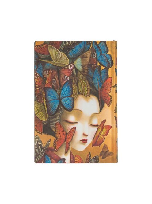 Paperblanks butikkönyv Madame Butterfly mini vonalas (9781439765272)