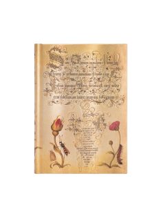   Paperblanks butikkönyv Flemish Rose midi vonalas  (9781439781227)