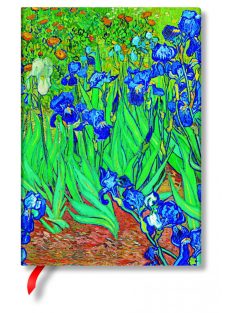   Paperblanks butikkönyv Van Gogh’s Irises midi vonalas (9781439782040)