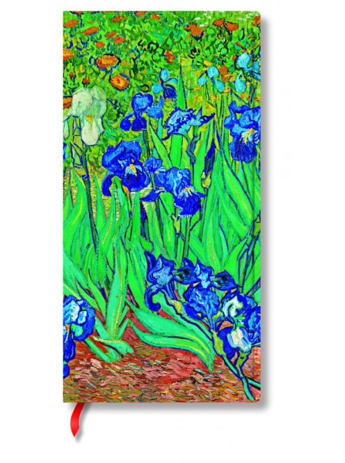 Paperblanks butikkönyv Van Gogh’s Irises slim vonalas (9781439782064)