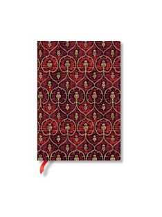   Paperblanks FLEXIS notesz, füzet Red Velvet midi vonalas (9781439796313)