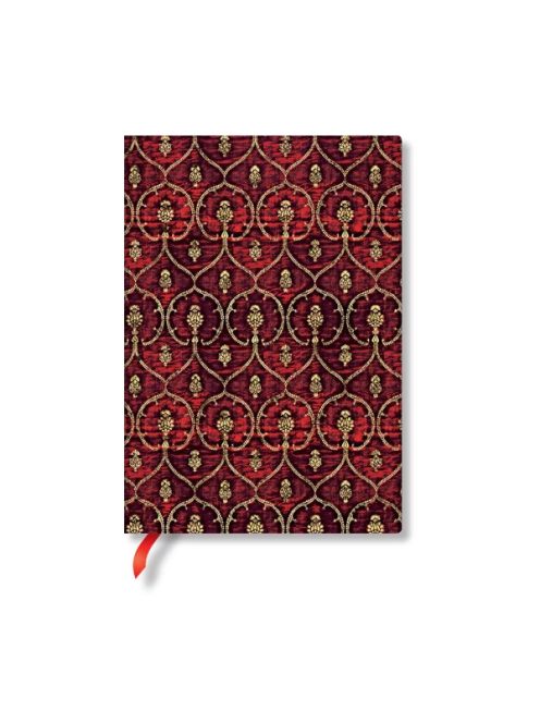 Paperblanks FLEXIS notesz, füzet Red Velvet midi vonalas (9781439796313)