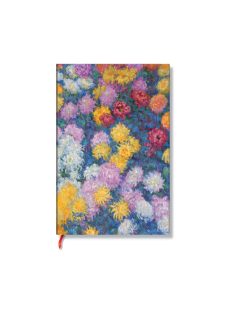   Paperblanks butikkönyv Monet’s Chrysanthemums mini vonalas (9781439797167)